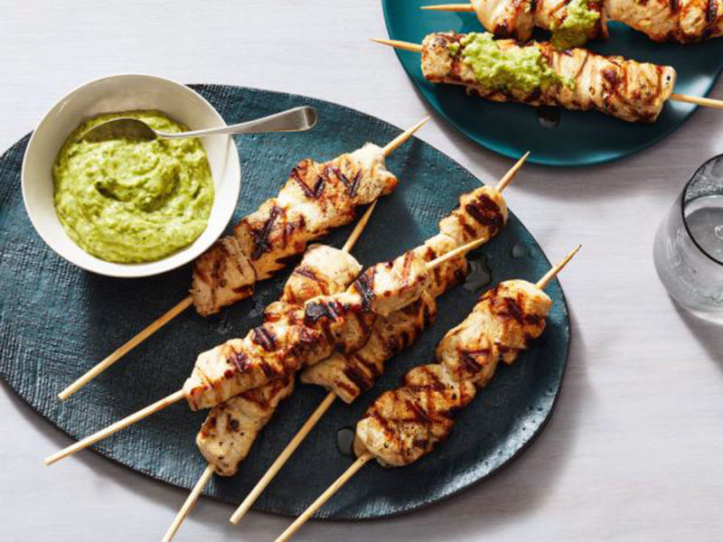 Avocado Pesto and Grilled Chicken
