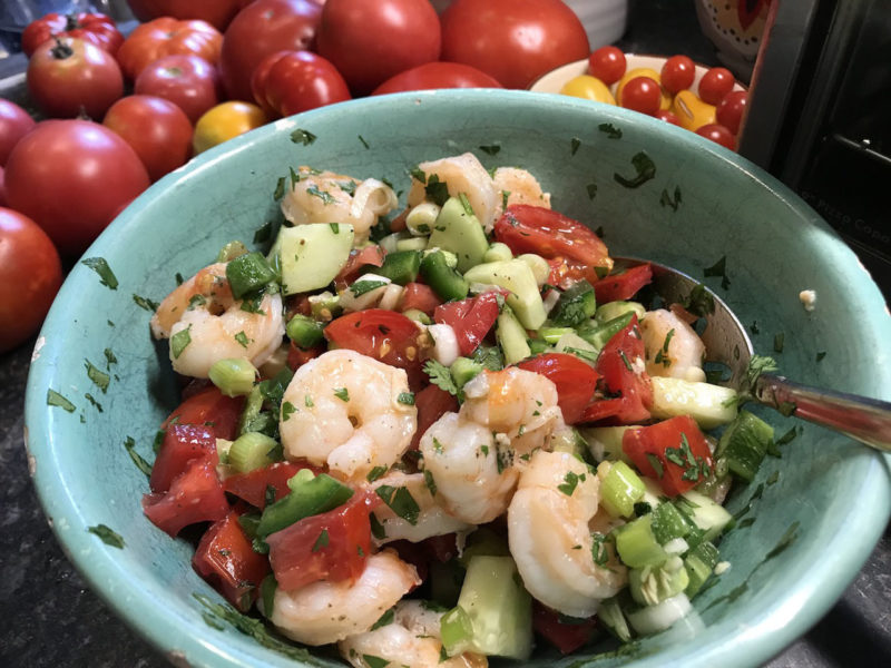 Fresh Shrimp & Veggies Ceviche